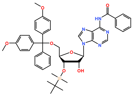 (图片) MC080618 N6-Bz-3'-O-TBDMS-5'-O-DMT-adenosine